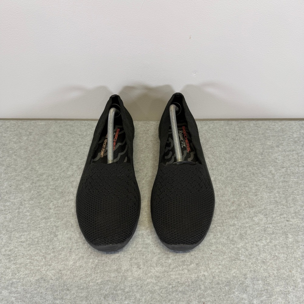 Skechers Shoes Womens Size 6.5 Black Memory Foam Slip On Sneakers 49182TX - Picture 3 of 10